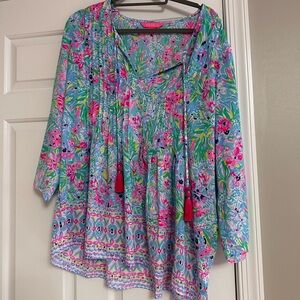 Lilly Pulitzer Multicolor Floral Top